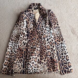 AKIRA Animal Print Women's Blazer